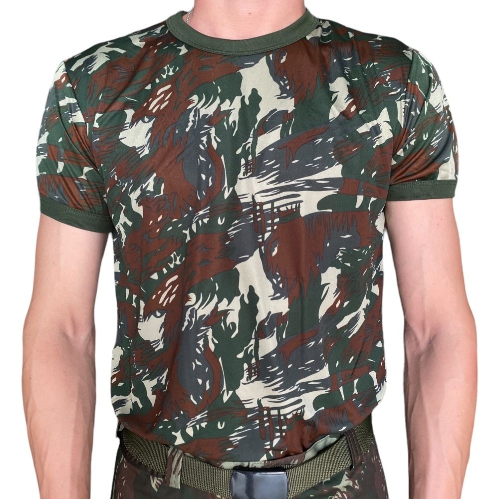 Camiseta Dry Camuflado Exército M